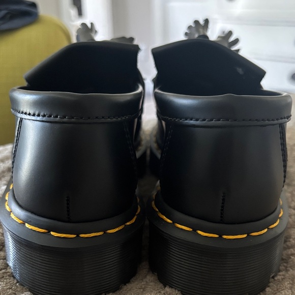 Dr. Martens Kids Black Moccasins with Tassels - Picture 3 of 6